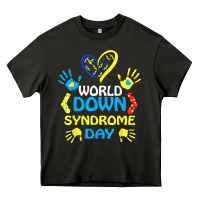 Asphalt world down syndrome day t shirt support and awareness 3.21 t shirt Heavy Core Tee - linhVisuals
