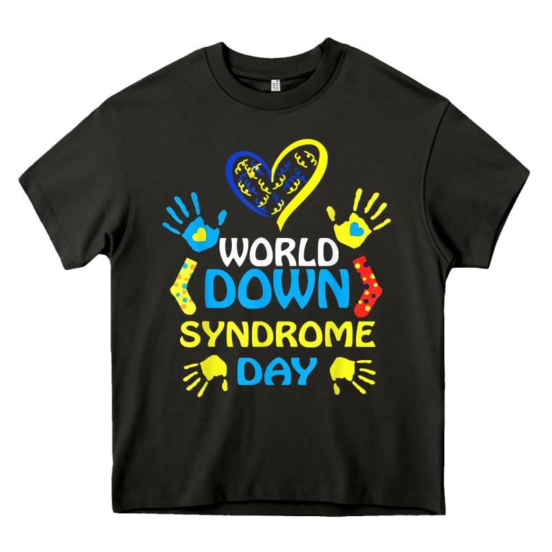 World Down Syndrome Day T Shirt Support And Awareness 3.21 T Shirt Heavy Core Tee by linhVisuals | Teevron