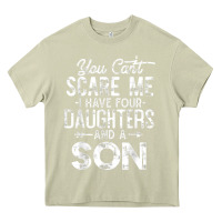Mossy you can't scare me i have four daughters and a son funny dad t shirt Heavy Core Tee - linhVisuals