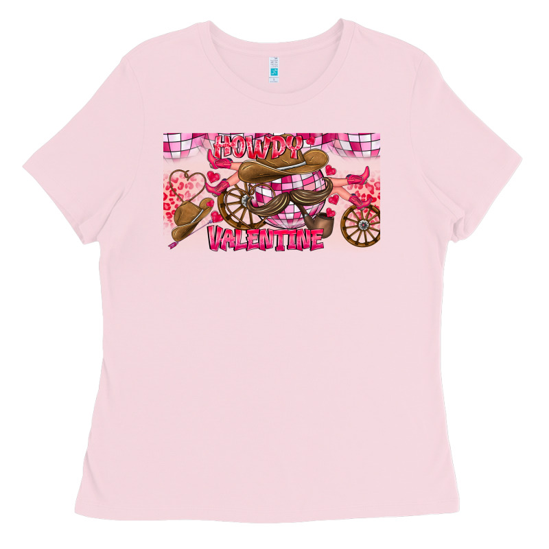 Howdy Valentine Ladies Tee by CowhideDigitalArt | Teevron