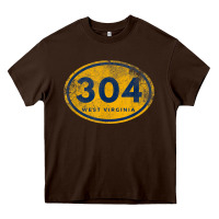 Chocolate Brown 304 west virginia home t shirt Heavy Core Tee - linhVisuals