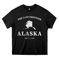 Alaska The Last Frontier T Shirt Heavy Core Tee | Teevron