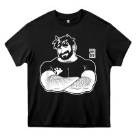 Black bobo bear   adam likes crossing arms t shirt Heavy Core Tee - linhVisuals