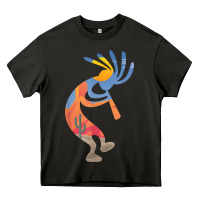 Asphalt dancing kokopelli southwestern usa native american symbol t shirt Heavy Core Tee - linhVisuals