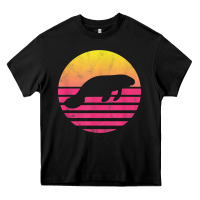 Black classic manatee gift t shirt Heavy Core Tee - linhVisuals