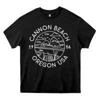 Black cannon beach 1956 oregon clatsop sweatshirt Heavy Core Tee - linhVisuals