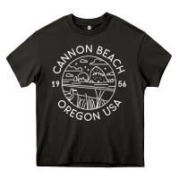 Asphalt cannon beach 1956 oregon clatsop sweatshirt Heavy Core Tee - linhVisuals