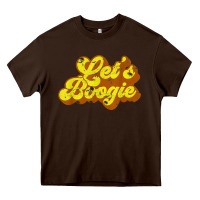 Lets Boogie Shirt Vintage Dancing 1980s Disco Themed Party T Shirt Heavy Core Tee | Teevron