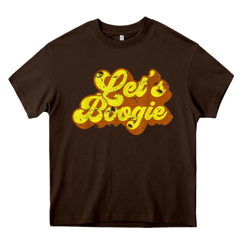 Lets Boogie Shirt Vintage Dancing 1980s Disco Themed Party T Shirt Heavy Core Tee by linhVisuals | Teevron