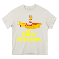 Cream Yellow Submarine Heavy Core Tee - linhVisuals
