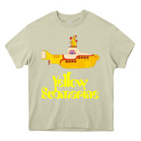 Mossy Yellow Submarine Heavy Core Tee - linhVisuals