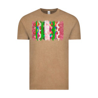 Vintage Coffee summer brushstrokes Vintage Tee - CowhideDigitalArt