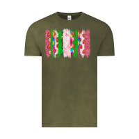 Vintage Olive summer brushstrokes Vintage Tee - CowhideDigitalArt