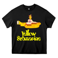 Black Yellow Submarine Heavy Core Tee - linhVisuals