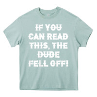 Arona if you can read this the dude fell off funny biker moto gift t shirt Heavy Core Tee - linhVisuals