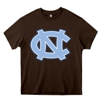Chocolate Brown NORTH CAROLINA TAR HEELS Heavy Core Tee - linhVisuals