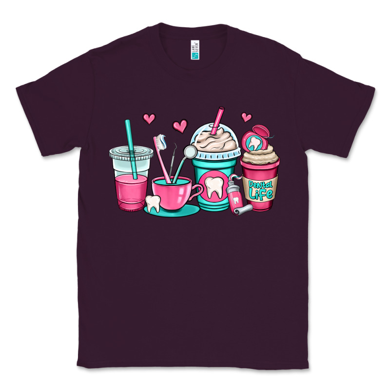 Dentist Coffee Cups Classic Tee by OliviaCreatesArt | Teevron