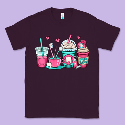 Dentist Coffee Cups Classic Tee Designed By Oliviacreatesart