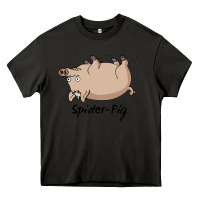 Asphalt spider pig Heavy Core Tee - linhVisuals