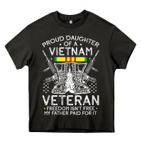 Asphalt womens proud daughter of a vietnam veteran freedom isn't free v neck t Heavy Core Tee - linhVisuals