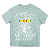 Arona womens proud daughter of a vietnam veteran freedom isn't free v neck t Heavy Core Tee - linhVisuals