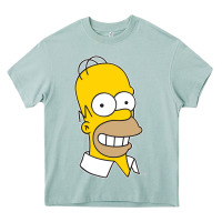 The Simpsons Homer Simpson Face Sweatshirt Heavy Core Tee | Teevron