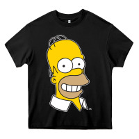 Black the simpsons homer simpson face sweatshirt Heavy Core Tee - linhVisuals