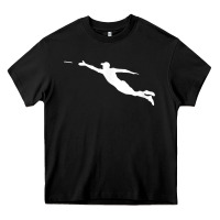 Black ultimate frisbee layout t shirt Heavy Core Tee - linhVisuals
