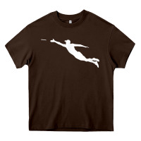 Chocolate Brown ultimate frisbee layout t shirt Heavy Core Tee - linhVisuals