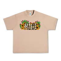 Burro Cactus Cowhide Sunflower Mama and Mini Set Urban Heavy Tee - Jasminsmagicworld