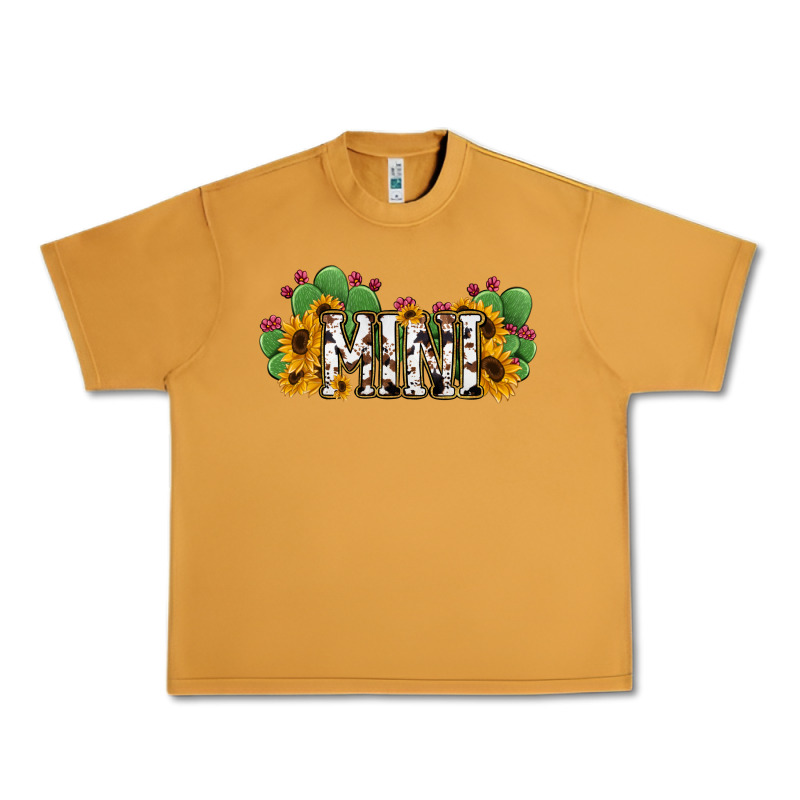 Cactus Cowhide Sunflower Mama And Mini Set Urban Heavy Tee by Jasminsmagicworld | Teevron