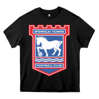 Black the ipswich town Heavy Core Tee - linhVisuals