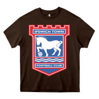 Chocolate Brown the ipswich town Heavy Core Tee - linhVisuals