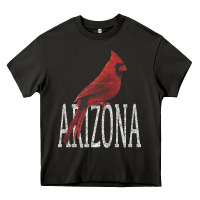 Black Vintage Cardinal Red Bird Arizona Az Gifts Premium T Shirt Heavy Core Tee | Teevron