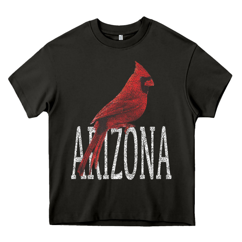 Black Vintage Cardinal Red Bird Arizona Az Gifts Premium T Shirt Heavy Core Tee by linhVisuals | Teevron