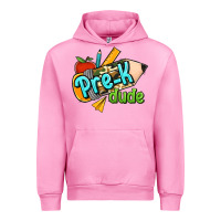 Fuchsia Pink pre k dude Urban Hoodie - RanaPortraitStore