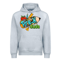 Heather Grey pre k dude Urban Hoodie - RanaPortraitStore