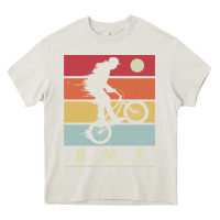 Cream bmx vintage bike fans kids gift boys bmx pullover hoodie Heavy Core Tee - linhVisuals