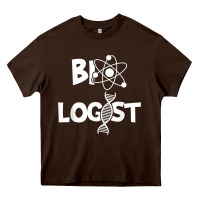 Chocolate Brown biologist   funny biology student cell science chemistry dna t shirt Heavy Core Tee - linhVisuals