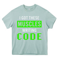 Arona funny programmer writing code muscles meme for computer geek Heavy Core Tee - linhVisuals