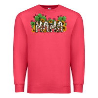 Cardinal Cactus Cowhide Sunflower Mama and Mini Set Premium Sweatshirt - Jasminsmagicworld