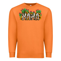 Carrot Cactus Cowhide Sunflower Mama and Mini Set Premium Sweatshirt - Jasminsmagicworld