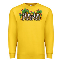 Lemon Cactus Cowhide Sunflower Mama and Mini Set Premium Sweatshirt - Jasminsmagicworld