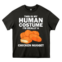 Asphalt funny chicken nugget costume for kids fashion nugget foodie t shirt Heavy Core Tee - linhVisuals