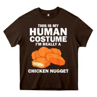 Funny Chicken Nugget Costume For Kids Fashion Nugget Foodie T Shirt Heavy Core Tee | Teevron