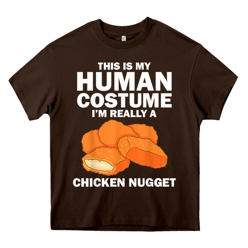 Funny Chicken Nugget Costume For Kids Fashion Nugget Foodie T Shirt Heavy Core Tee by linhVisuals | Teevron