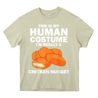 Mossy funny chicken nugget costume for kids fashion nugget foodie t shirt Heavy Core Tee - linhVisuals