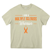 Mossy multiple sclerosis warrior autoimmune disease orange ribbon Heavy Core Tee - linhVisuals