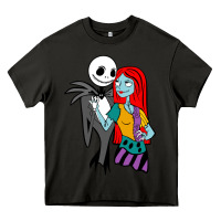 Asphalt jack  and sally Heavy Core Tee - linhVisuals