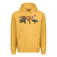 Mustard Christmas alligator pelican crawfish Premium Hoodie - BarkalooDesign